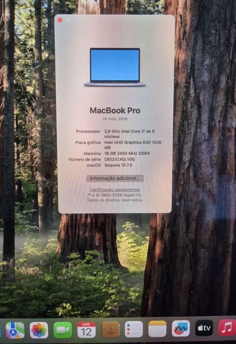 MacBook PRO 15 TouchBar 2019