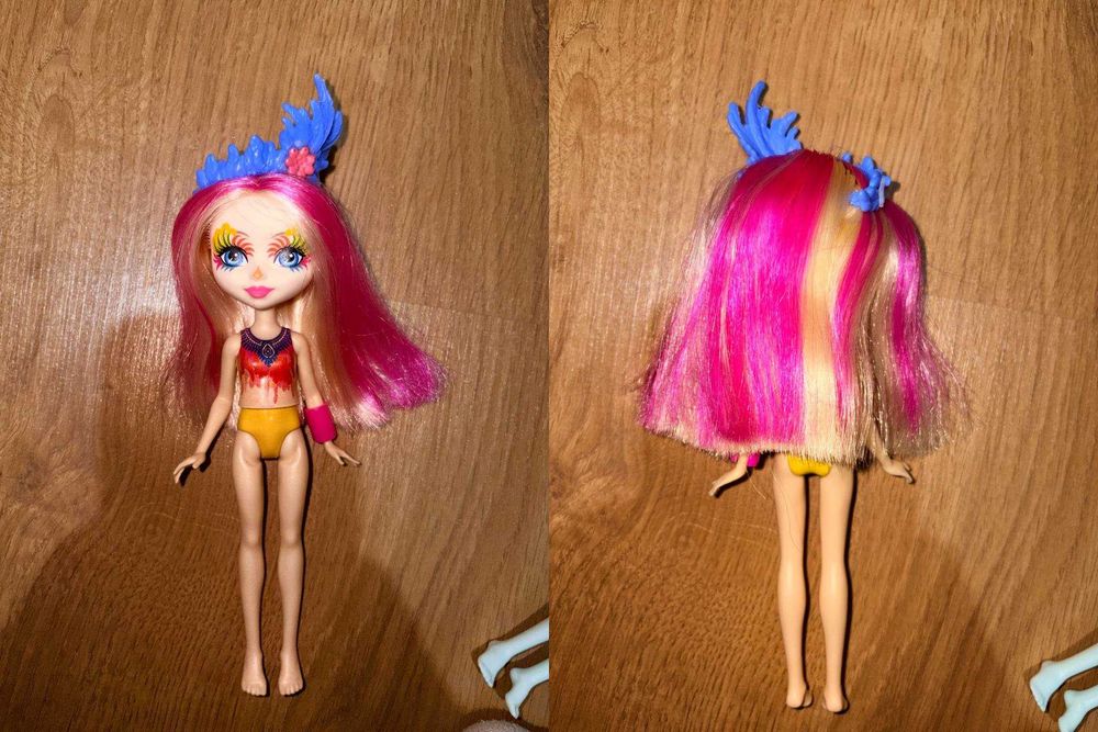 Enchantimals Turtle Trіcycle Peeki Parrot Ever After High Dragon Games Bird Figure Forest Pixies