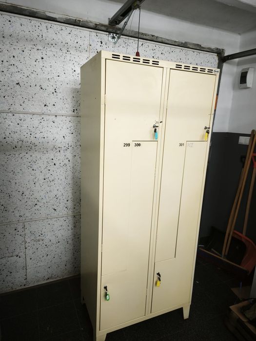 Szafka BHP 194x80x49 4-komorowe Beżowe typu L , 20 szt, Wysyłka, Faktura, Socjalna, Dla Pracowników
