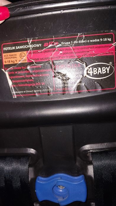 Fotelik samochodowy 4 baby 9-18 kg