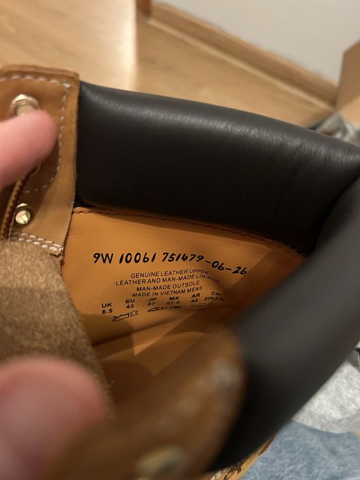Timberland 6 in waterproof wheat
