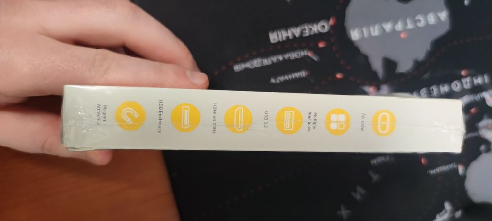 Essager usb hub 8 in 1 , новий