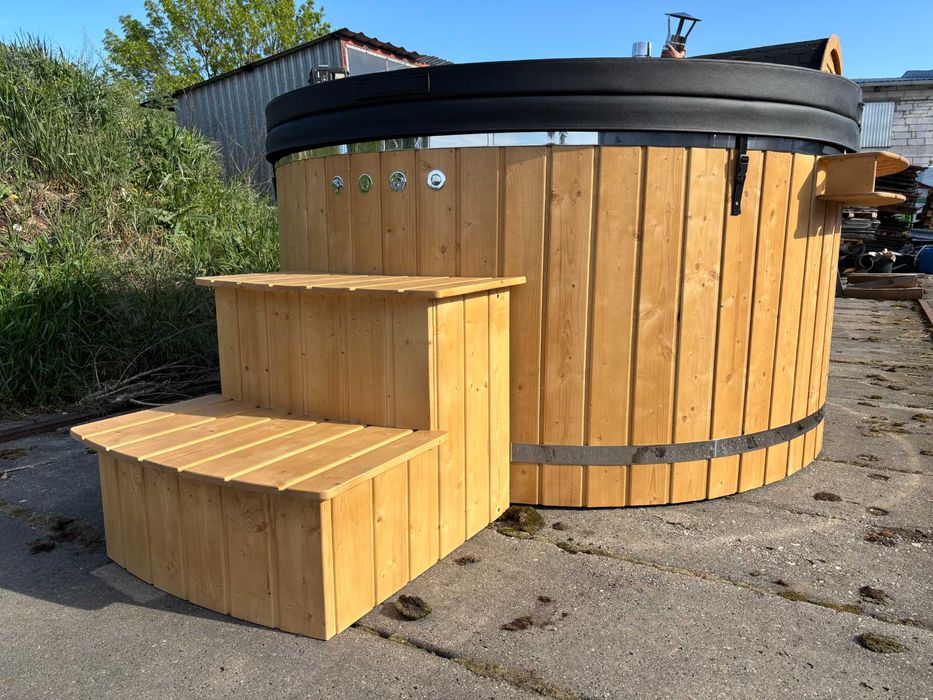 Balia drewniana fińska bania świerk od producenta aeromasaż fv23