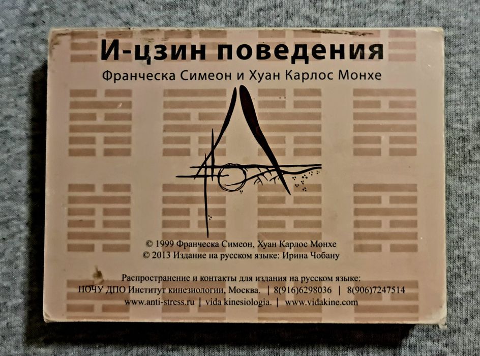 Карточки И-дзинь и книга