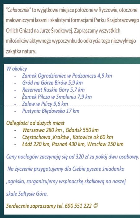 Wielkanoc 2026 /dom na wynajem, integracja/kawalerskie/panieńskie