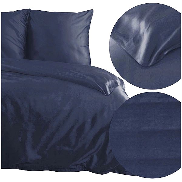 Pościel 220x200 Komplet 3 części Satynowa Bawełna Gładka Nova3