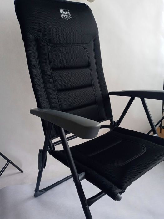 2 sztuki-Krzesło ogrodowe, turystyczne, 7 pozycji regulacji oparcia,