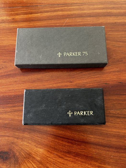 Parker 75 Cisele em prata esterlina e ouro