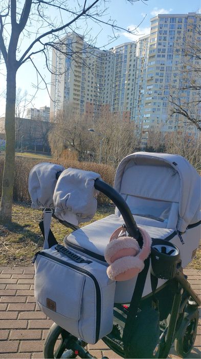 До 24.01 ціну знижено Універсальна дитяча коляска 2 в 1  Аdamex Reggio