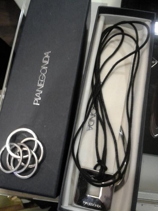 colar e anel  e brincos pianegonga como novos