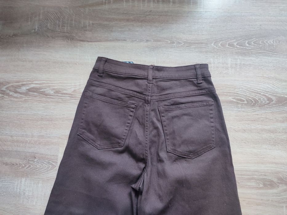 Spodnie brązowe H&m