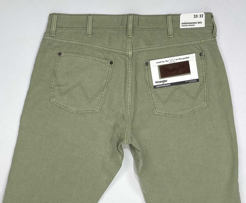 Spodnie męskie Wrangler Greensboro 803 Tea W33 L32