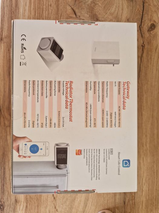 AWOW Termostat do grzejnika (nowy, plomba)