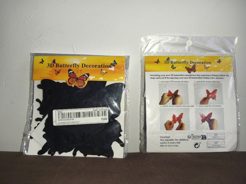 Dekoracje Ścienne Motyle 3D Nowe