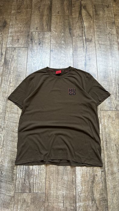 Hugo Boss Red Label Logo чоловіча футболка великий розмір