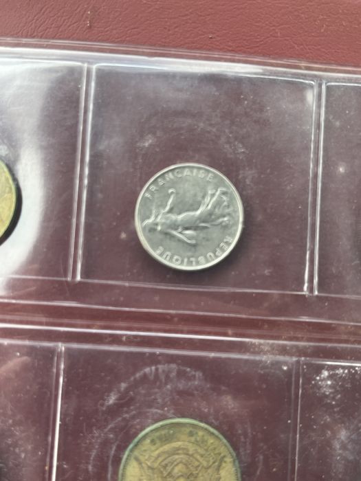 Moeda francesa 1/2 1965