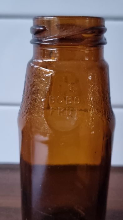 Butelka po soku BOBO FRUT PRL Vintage