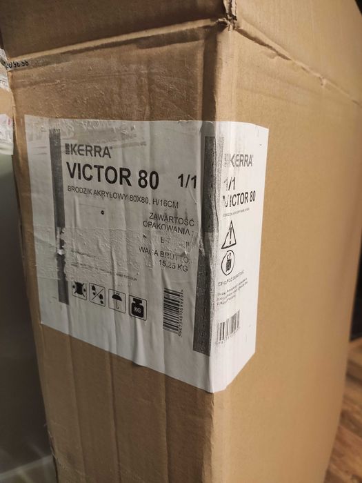 Brodzik Kerra Victor 80x80x16 cm