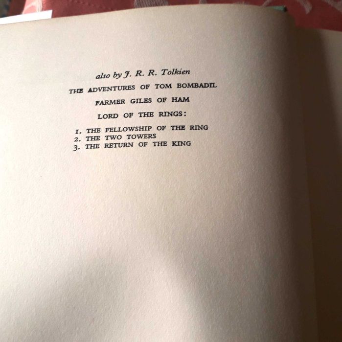 J R R Tolkien - The Hobbit (Houghton Mifflin) - Edições Raras 1963 e 1964 USA (inglês)