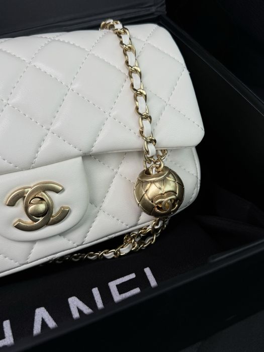 Розкішна жіноча брендова сумка Chanel з натуральної шкіри