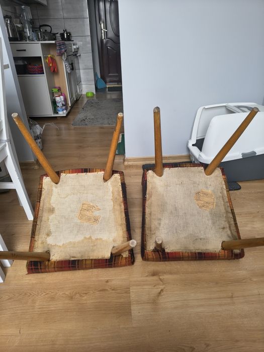 Krzesła PRL patyczaki