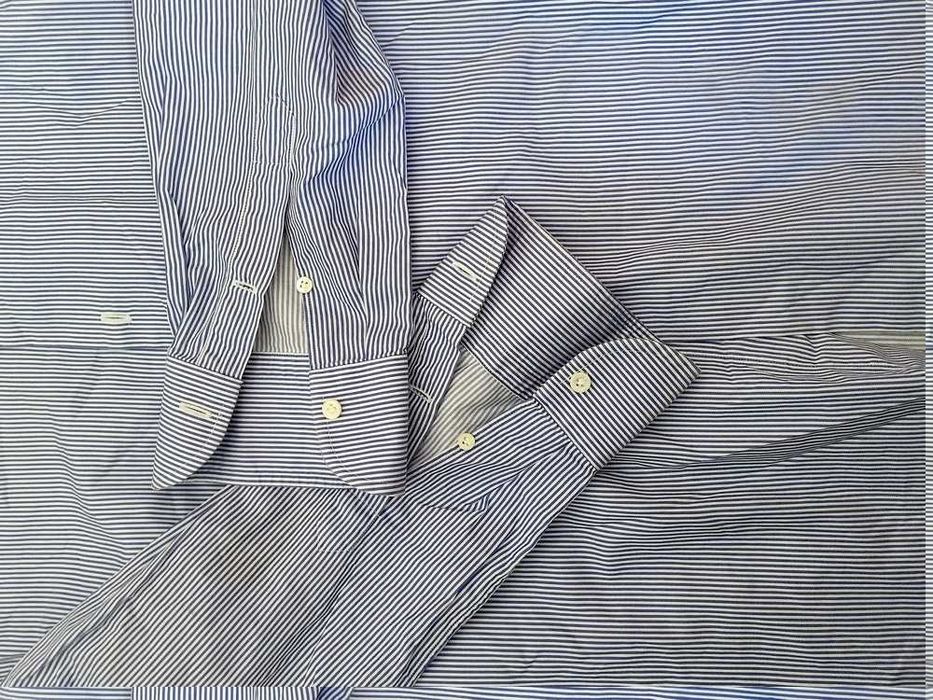 męska koszula w niebieskie paski rozmiar 42