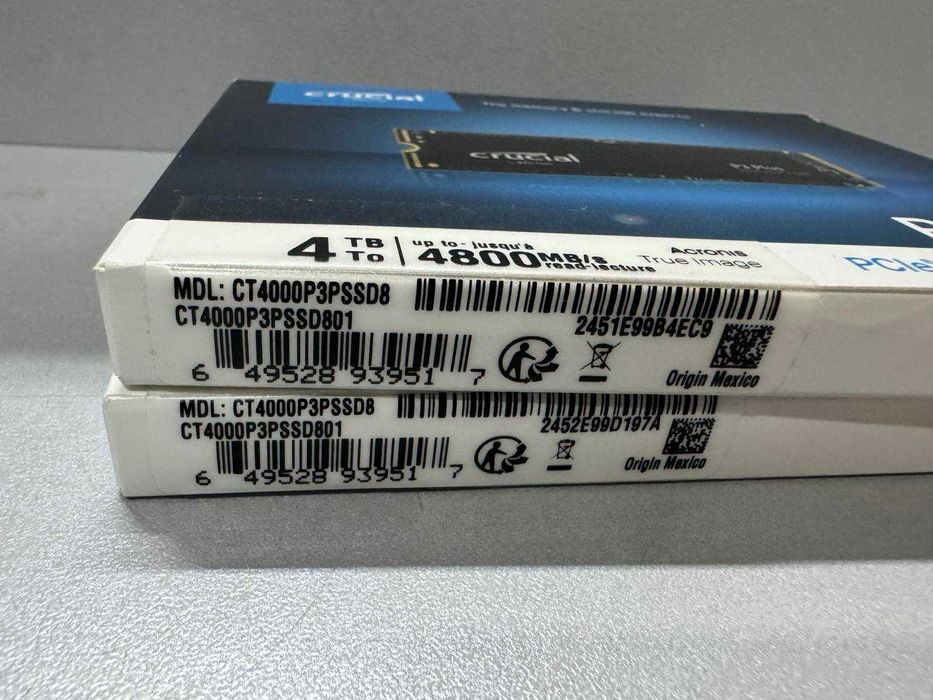 SSD накопичувач Crucial P3 Plus 4 TB (CT4000P3PSSD8) Новий!