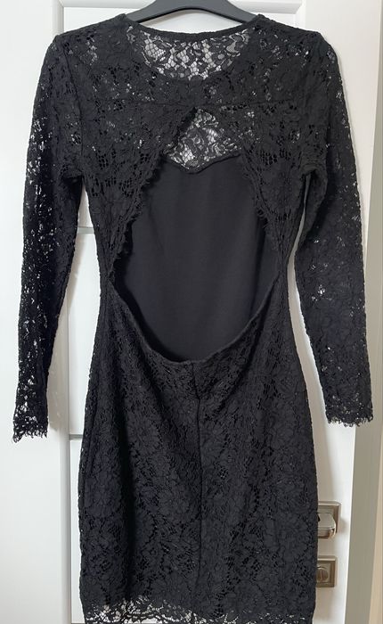 Вечірнє чорне плаття з мережева, красиве і елегантне.