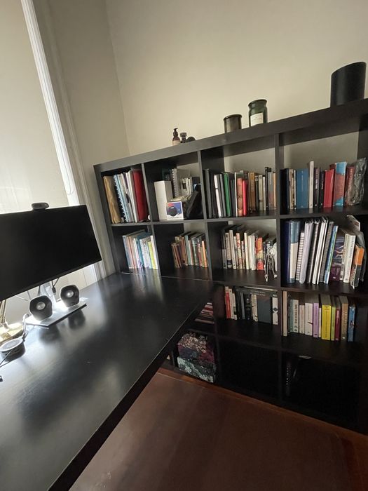 IKEA KALLAX shelving & desk Estanteria /escritorio
