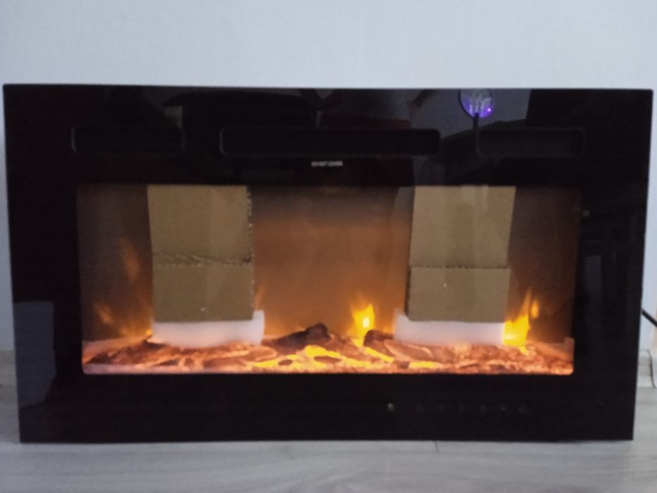 Kominek elektryczny Do Not Cover 30 cali 1800W