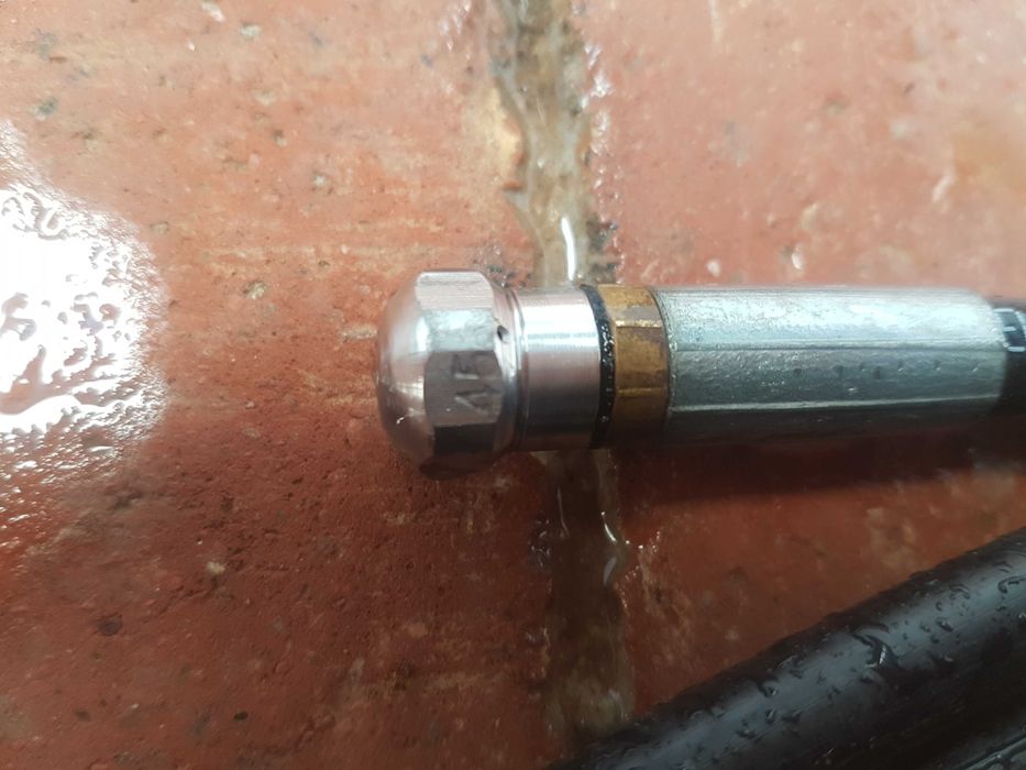 Mangueira de 40m - limpeza de tubos - 120bar - duas horas de uso