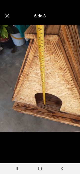 Casota para cães em madeira