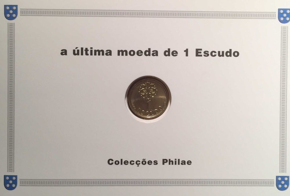 Livrete com a última moeda de 1$00 - Colecções Philae - 200064741097041923120