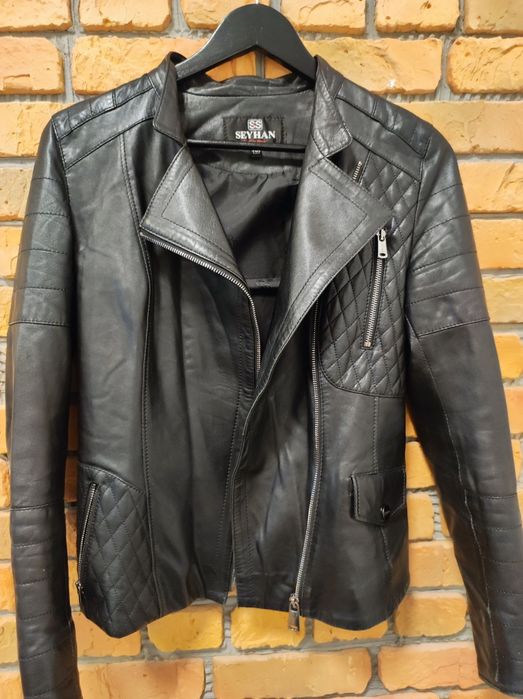 Шкіряна курта жіноча розмір S