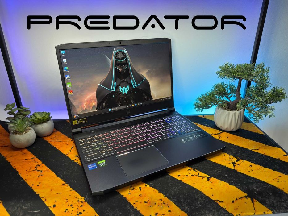 Acer Predator 300, rtx3060, core i7-11800h, 16gb, 512+1TB, 144 hz