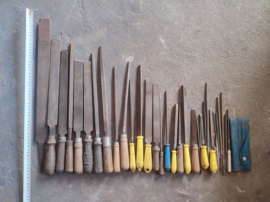 Stare pilniki do metalu