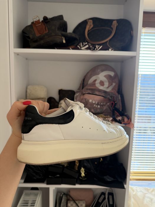Buty Alexander McQueen sneakersy sportowe trampki 41 42 skora premium