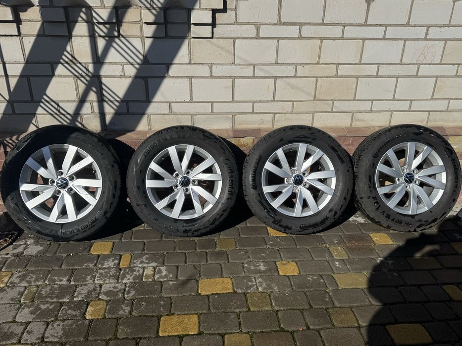 Колеса R16 шини та диски комплект 5*112  Volkswagen