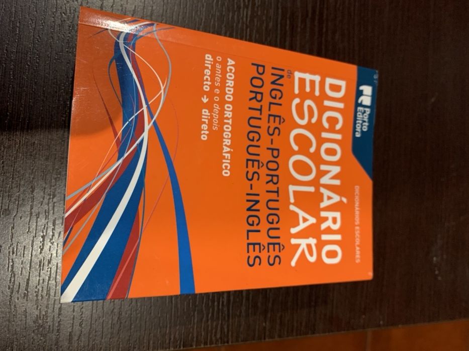 Dicionário Escolar Inglês-português, português- inglês  Francês-port