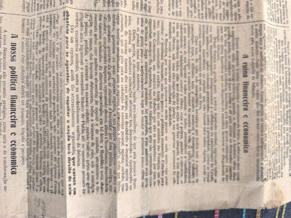 Á nação portugueza manifesto jornais