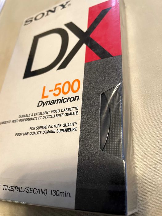 Cassete video Beta Sony DX L-500    NOVA
