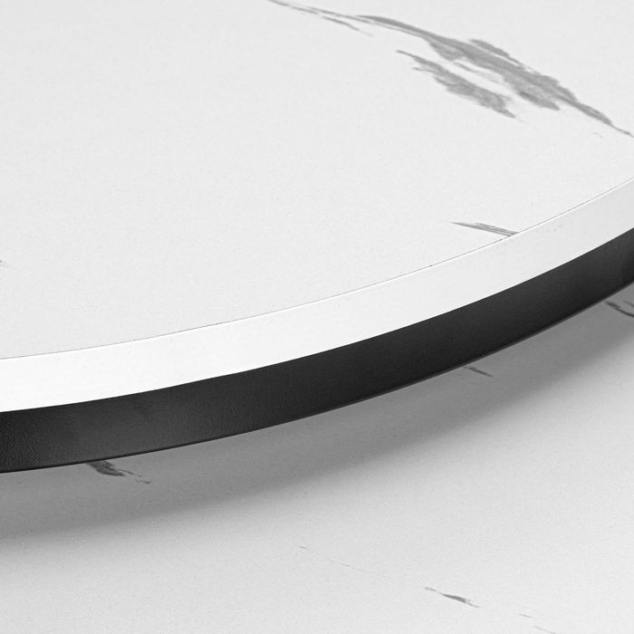 stolik loftowy GALEN SMALL BIAŁY MARMUR mały