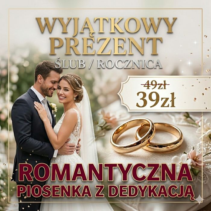 Wyjątkowy prezent na ślub rocznicę, dla rodziców  Piosenka dedykowana.
