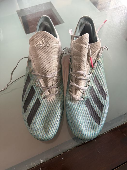 Chuteiras Adidas X 19.2 FG Azul/Turquesa