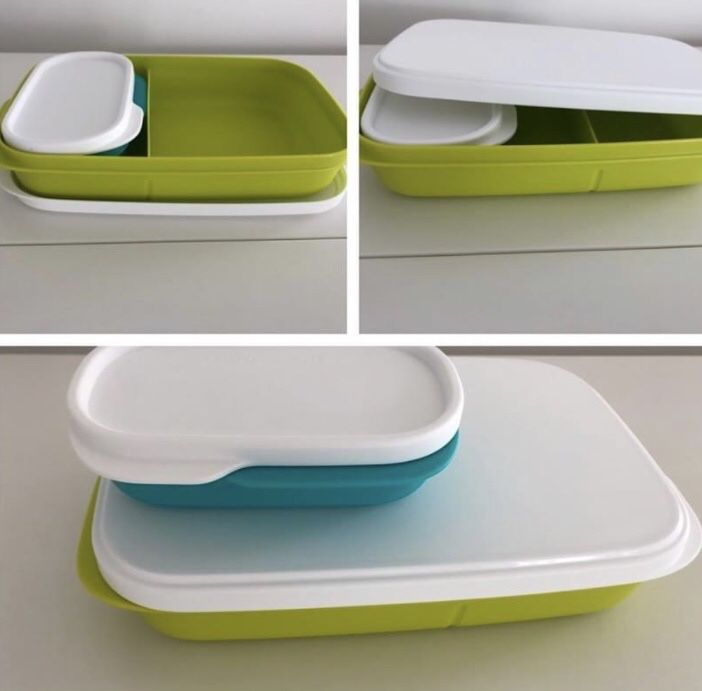 Snack com Divisórias Tupperware