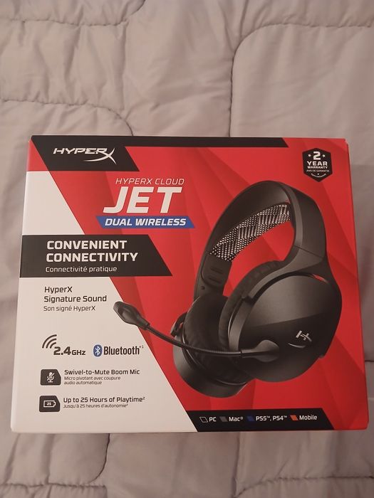 Fones Hyperx cloud Jet Dual Wireless