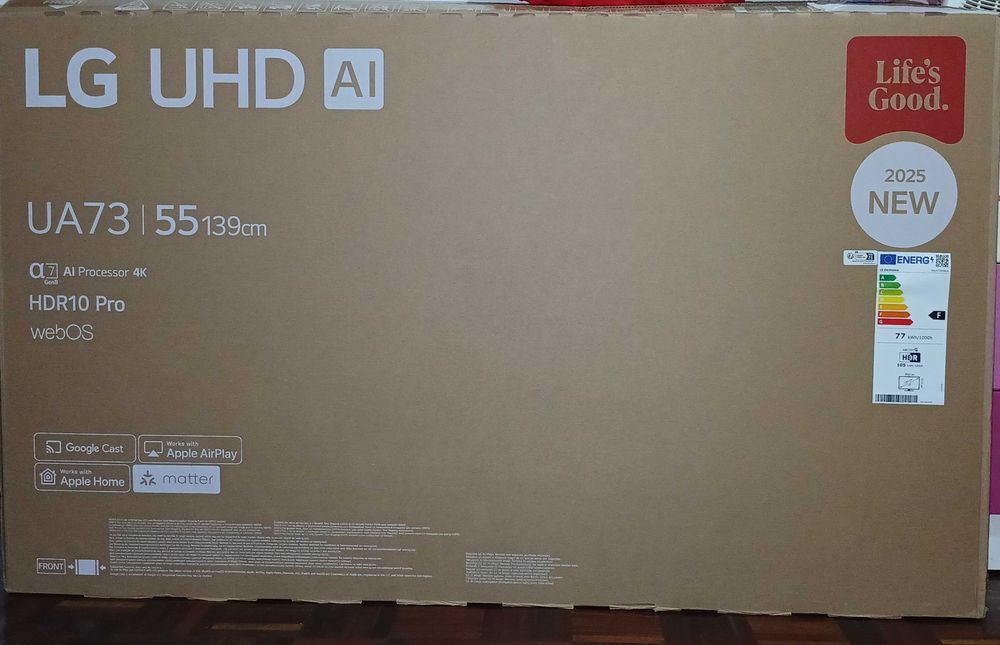 TV LG UHD AI  UA73  55`` - 139cm
