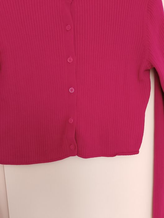 Sweter rozpinany różowy uniqlo rozmiar M