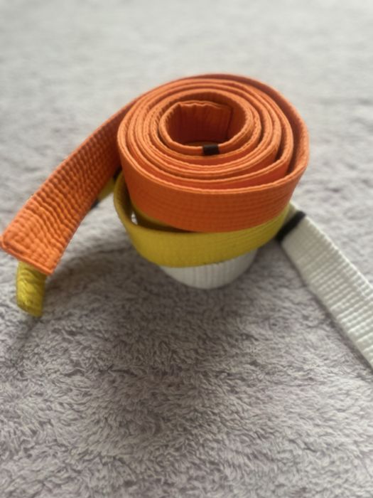 Pas karate - pomarańczowy