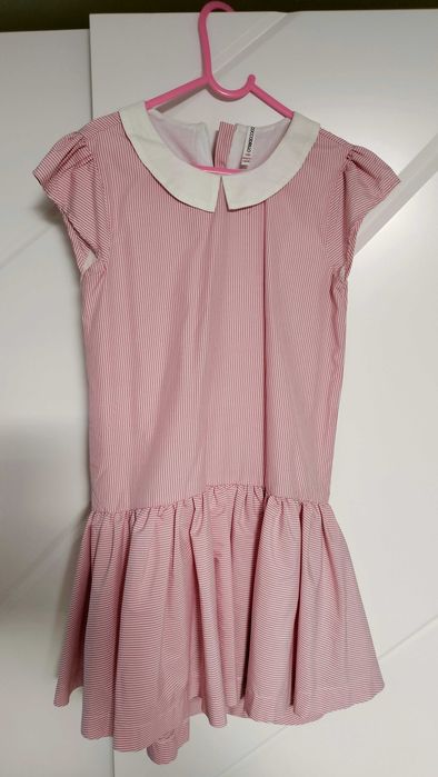 sukienka dla dziewczynki coccodrillo, 140 krótki rękaw